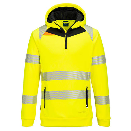 Hanorac cu gluga si benzi reflectorizante Portwest DX482 Hi-Vis, 100% poliester, 330 gr/mp