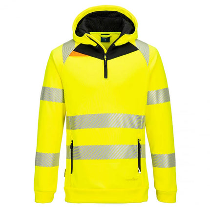 Hanorac cu gluga si benzi reflectorizante Portwest DX482 Hi-Vis, 100% poliester, 330 gr/mp