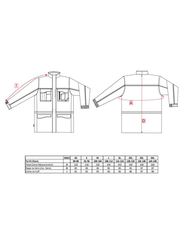 Scurta vatuita de iarna Portwest PARKA RS S562, 100% poliester, 250g