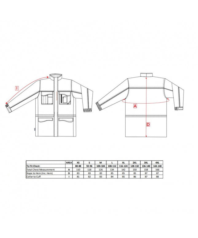 Scurta vatuita de iarna Portwest PARKA RS S562, 100% poliester, 250g