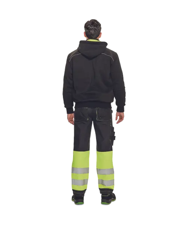 Hanorac reflectorizant cu gluga Cerva KNOXFIELD PROFI HV, 100% poliester, 300 gr/mp