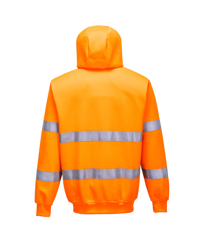 Hanorac reflectorizant cu gluga Portwest B305, 65% poliester, 35% bumbac, 300 gr/mp