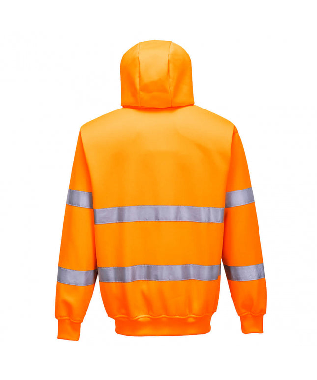 Hanorac reflectorizant cu gluga Portwest B305, 65% poliester, 35% bumbac, 300 gr/mp