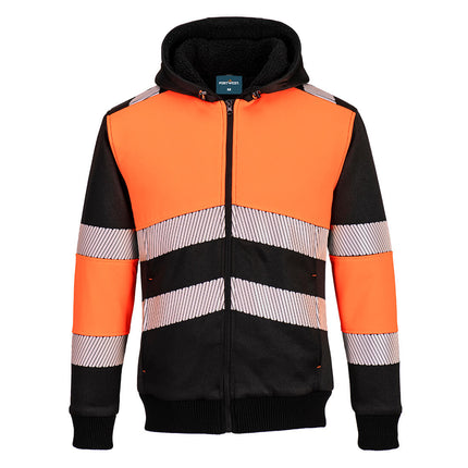 Hanorac reflectorizant Portwest PW377, 65% poliester, 35% bumbac, 300 gr/mp