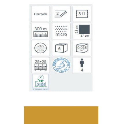 Hartie igienica Lucart ECONATURAL 300, din fibre de celuloza