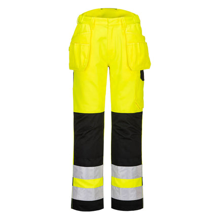 Pantaloni reflectorizanti Portwest HIVIS PW2 PW242, 65% poliester, 35% bumbac, 245g