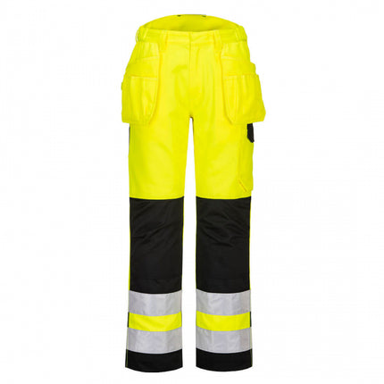 Pantaloni reflectorizanti Portwest HIVIS PW2 PW242, 65% poliester, 35% bumbac, 245g