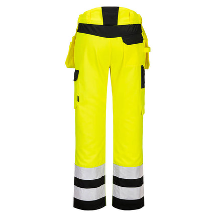 Pantaloni reflectorizanti Portwest HIVIS PW2 PW242, 65% poliester, 35% bumbac, 245g