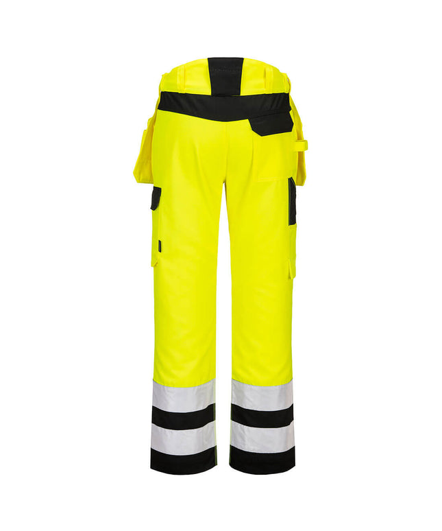 Pantaloni reflectorizanti Portwest HIVIS PW2 PW242, 65% poliester, 35% bumbac, 245g
