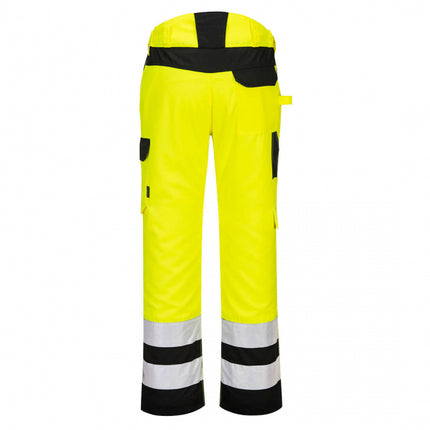 Pantaloni reflectorizanti Portwest HIVIS PW2 PW241, 65% poliester, 35% bumbac, 245g