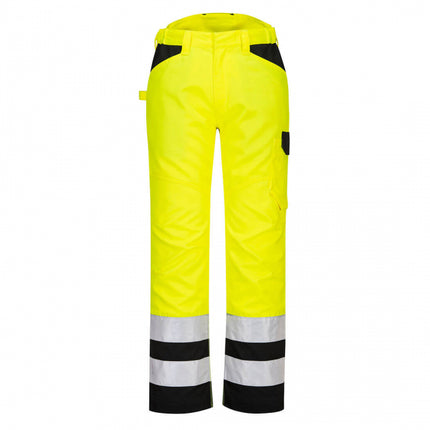 Pantaloni reflectorizanti Portwest HIVIS PW2 PW241, 65% poliester, 35% bumbac, 245g
