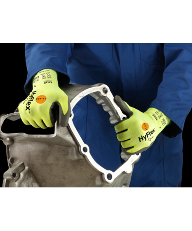 Manusi de protectie taiere Ansell HYFLEX 11-423, impregnate in poliuretan