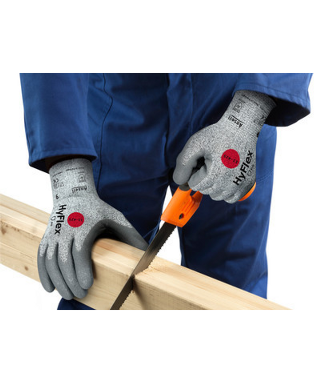 Manusi de protectie taiere Ansell HYFLEX 11-425, impregnate in poliuretan