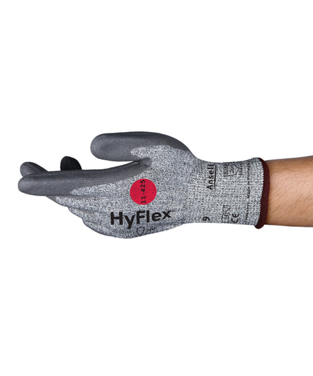 Manusi de protectie taiere Ansell HYFLEX 11-425, impregnate in poliuretan