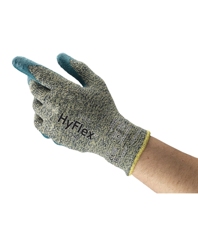 Manusi de protectie taiere Ansell HYFLEX 11-501, impregnate in nitril