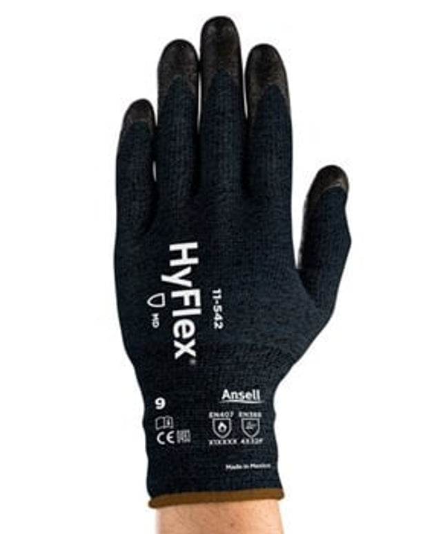 Manusi de protectie taiere Ansell HYFLEX 11542, impregnate in nitril