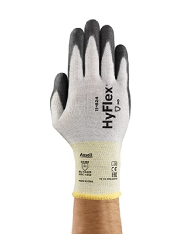 Manusi de protectie taiere Ansell HYFLEX 11-624, impregnate in poliuretan