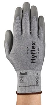 Manusi de protectie taiere Ansell HYFLEX 11-627, impregnate in poliuretan