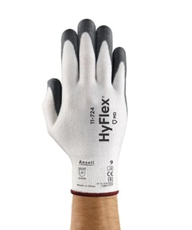 Manusi de protectie taiere Ansell HYFLEX 11-724, impregnate in poliuretan