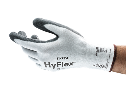 Manusi de protectie taiere Ansell HYFLEX 11-724, impregnate in poliuretan