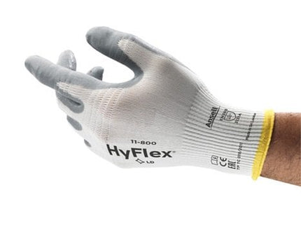 Manusi de protectie Ansell HYFLEX 11-800, impregnate in spuma de nitril