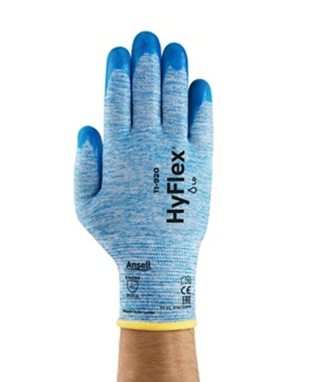 Manusi de protectie Ansell HYFLEX 11-920, impregnate in nitril