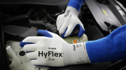Manusi de protectie Ansell HYFLEX 11953, impregnate in nitril