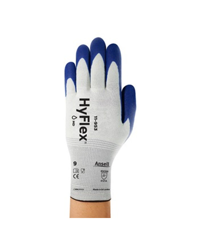 Manusi de protectie Ansell HYFLEX 11953, impregnate in nitril