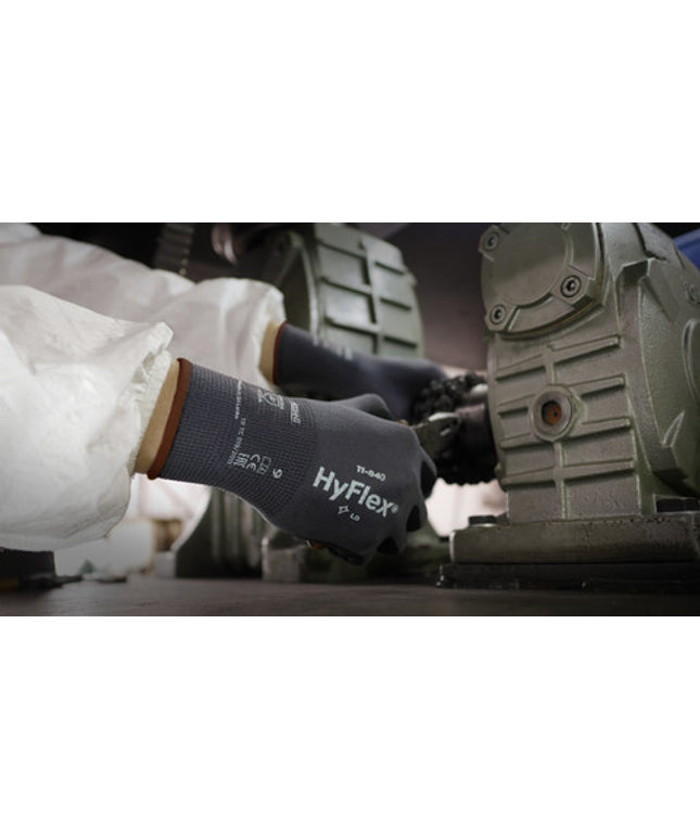 Manusi de protectie Ansell HYFLEX 11-840, impregnate in nitril