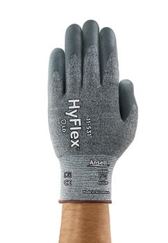 Manusi de protectie taiere Ansell HYFLEX 11-531, impregnate in spuma de nitril