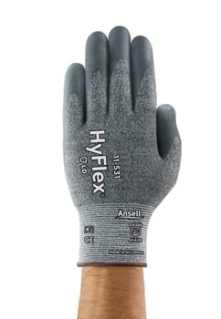 Manusi de protectie taiere Ansell HYFLEX 11-531, impregnate in spuma de nitril
