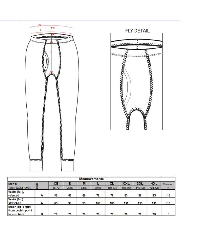 Indispensabili Portwest THERMAL BASELAYER B131, 100% poliester, 140g