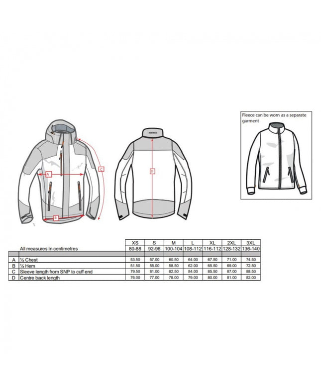Scurta vatuita de iarna Portwest RADIAL 3IN1 S553 , 100% poliester, 130g