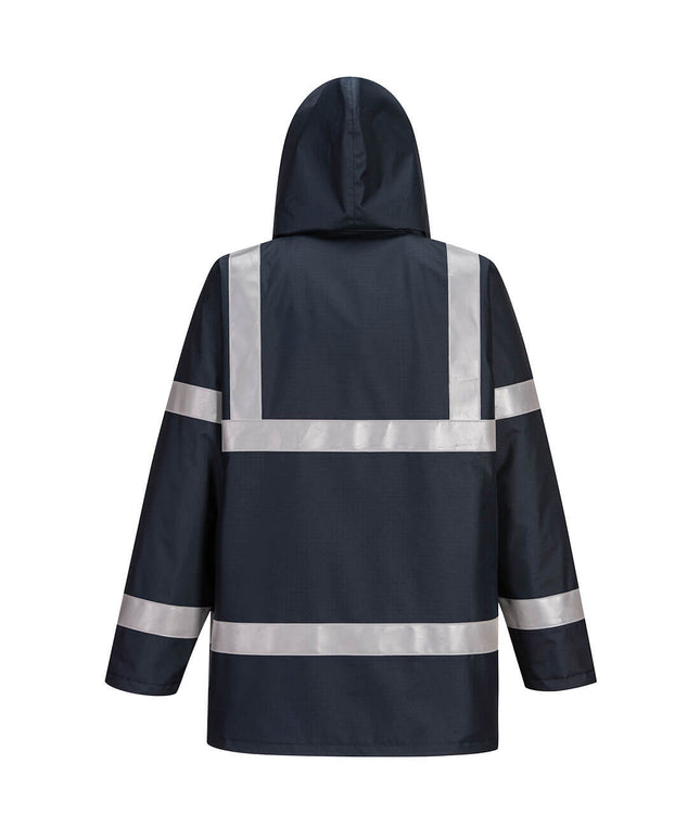 Scurta vatuita de iarna reflectorizanta ignifuga Portwest BIZFLAME RAIN S785, antistatic, 98% poliester, 2% fibra de carbon, 250g