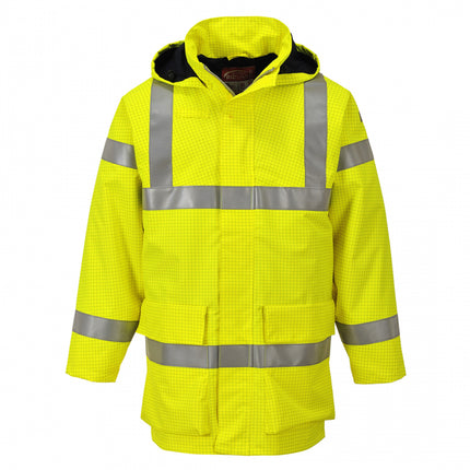 Scurta de iarna vatuita reflectorizanta Portwest BIZFLAME RAIN MULTI LITE S774, ignifuga, antistatica, 98% poliester, 2% fibra de carbon, 250g