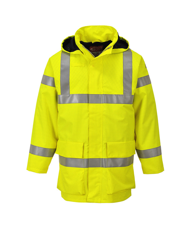 Scurta de iarna vatuita reflectorizanta Portwest BIZFLAME RAIN MULTI LITE S774, ignifuga, antistatica, 98% poliester, 2% fibra de carbon, 250g