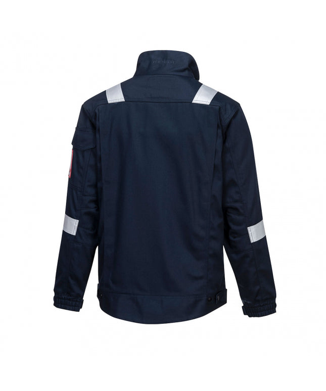 Jacheta ignifuga Portwest BIZFLAME ULTRA FR68, 80% bumbac, 19% poliester, 1% fibra de carbon, 340g