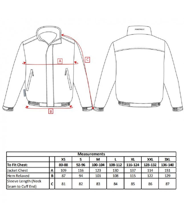 Jacheta vatuita de iarna Portwest CALAIS S503, 100% poliester, 260g