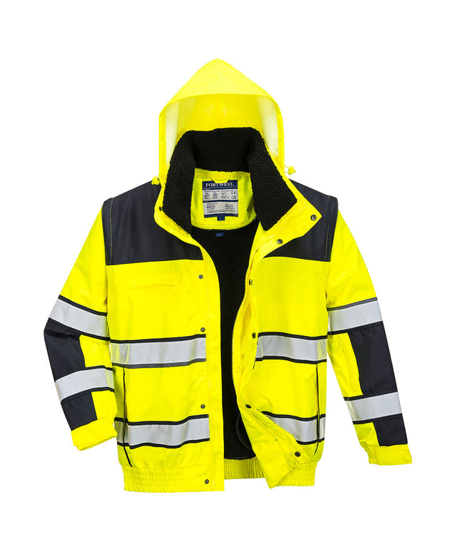 Jacheta reflectorizanta Portwest BOMBER HI-VIS CLASSIC C466, 100% poliester, 190 gr/mp