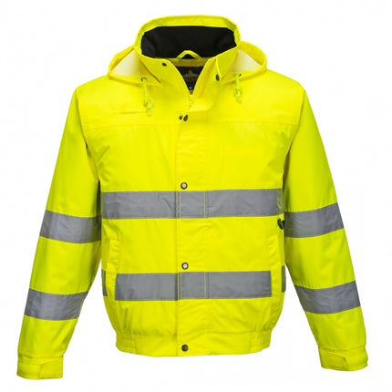 Jacheta reflectorizanta Portwest BOMBER HIVIS LITE S161, 100% poliester, 200gr/mp