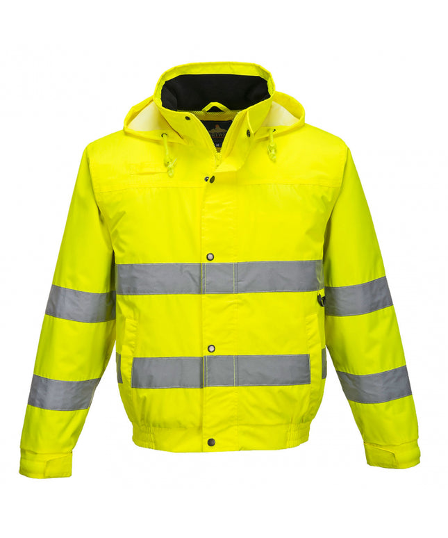 Jacheta reflectorizanta Portwest BOMBER HIVIS LITE S161, 100% poliester, 200gr/mp