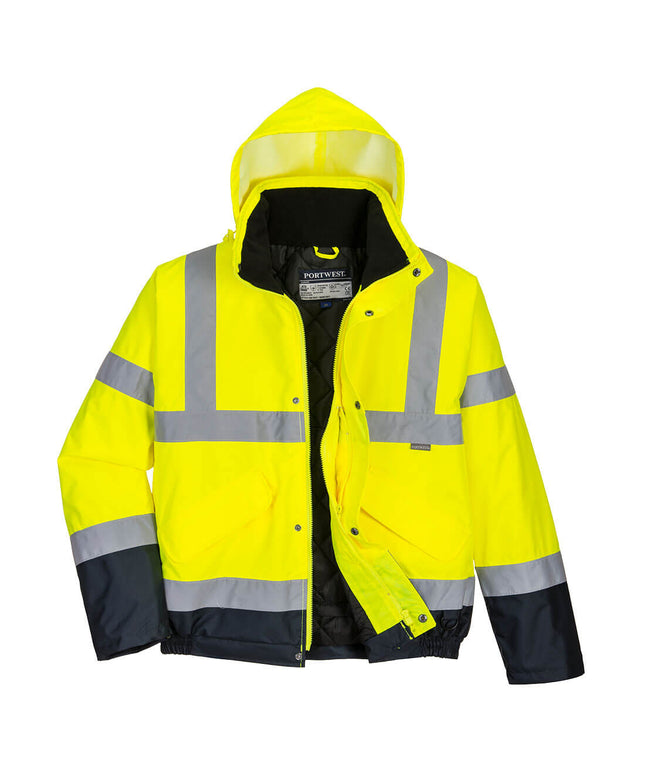 Jacheta reflectorizanta Portwest BOMBER HIVIS TWO-TONE S266, 100% poliester, 190 gr/mp