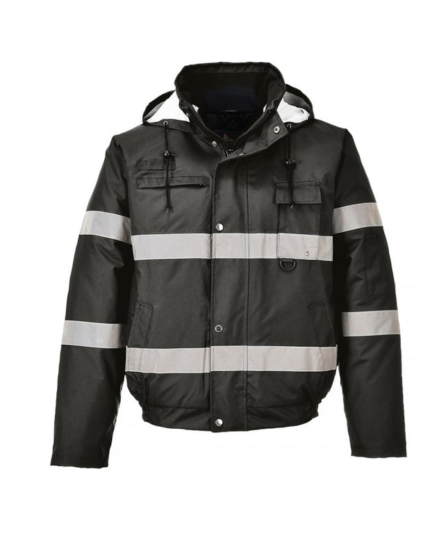 Scurta vatuita de iarna Portwest IONA LITE S434, cu benzi reflectorizante, 100% poliester, 190g