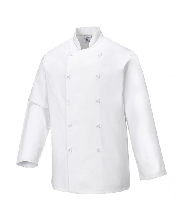 Jacheta bucatar Portwest C836 SUSSEX CHEFS, 100% bumbac, 280 gr/mp
