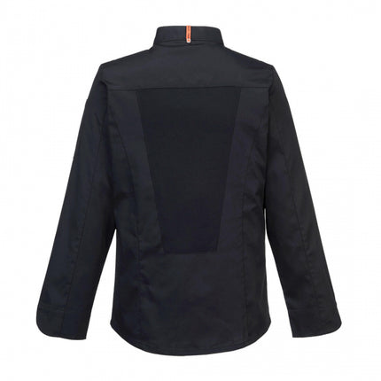 Jacheta bucatar Portwest C846 STRETCH MESH AIR PRO, 65% poliester, 33% bumbac, 2% elastan, 190 gr/mp