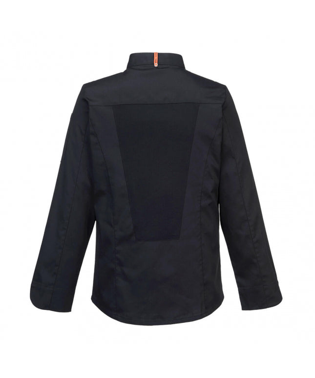 Jacheta bucatar Portwest C846 STRETCH MESH AIR PRO, 65% poliester, 33% bumbac, 2% elastan, 190 gr/mp