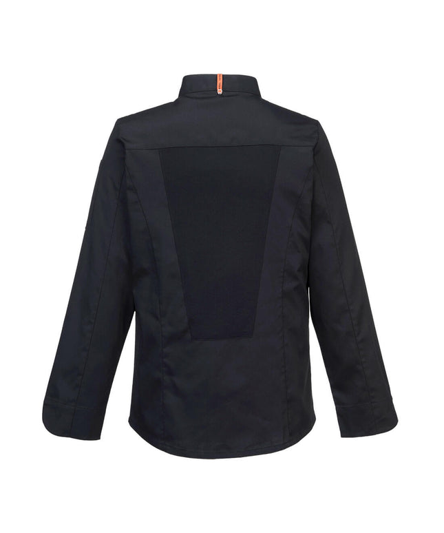 Jacheta bucatar Portwest C846 STRETCH MESH AIR PRO, 65% poliester, 33% bumbac, 2% elastan, 190 gr/mp