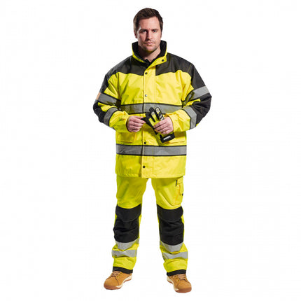 Scurta de iarna reflectorizanta Portwest HIVIS S462, 100% poliester, 190 gr/mp