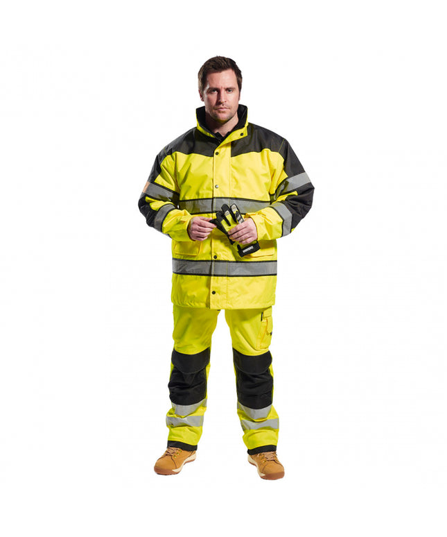 Scurta de iarna reflectorizanta Portwest HIVIS S462, 100% poliester, 190 gr/mp