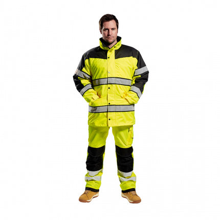 Scurta de iarna reflectorizanta Portwest HIVIS S462, 100% poliester, 190 gr/mp